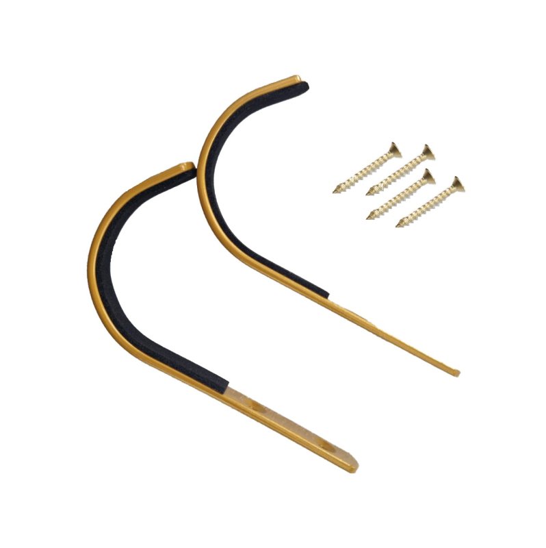 Waffenhalter für die Wand - Edelstahl, gepolstert und in verschiedenen Farben